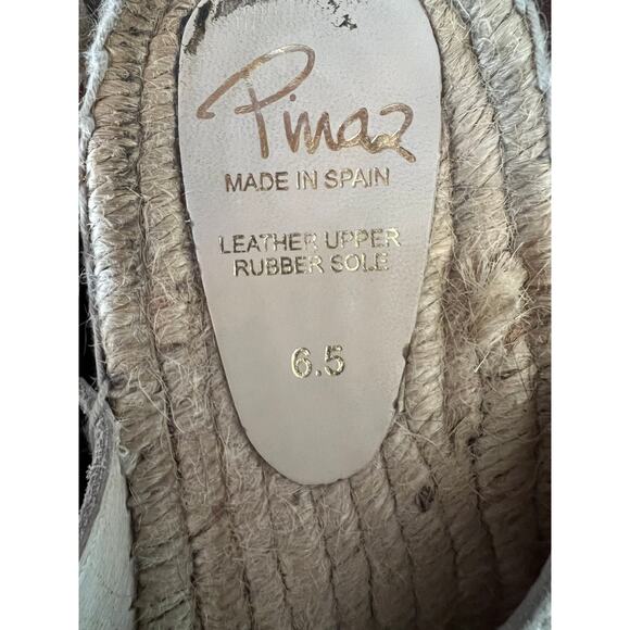 Anthropologie Pima 2 Espadrille Leather Crossover Sandals Size 6.5 - Picture 7 of 7